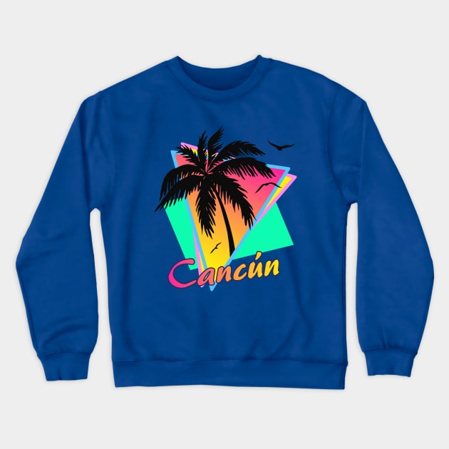 Cancun Crewneck Sweatshirt by Nerd_art